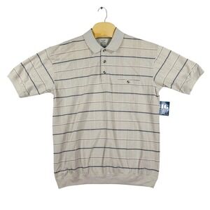 David Taylor Collection Mens Big Tall Plaid Short Sleeve Polo Shirt Size XLT‎